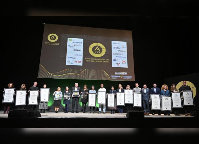 Varias empresas de IZAITE son reconocidas en la ceremonia del Premio Vasco a la Gestión Avanzada, que entrega el Gobierno Vasco y gestiona EUSKALIT